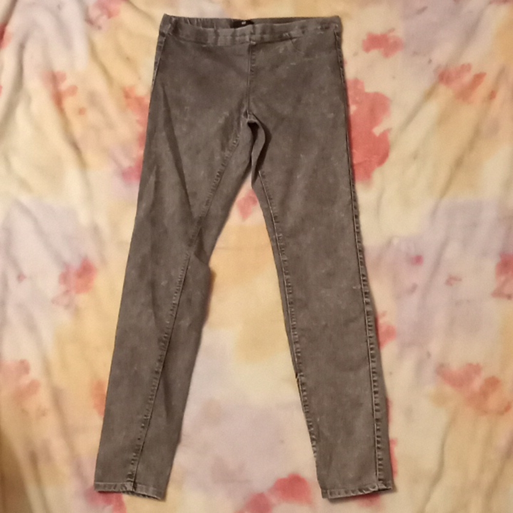 H&M charcoal jeggings